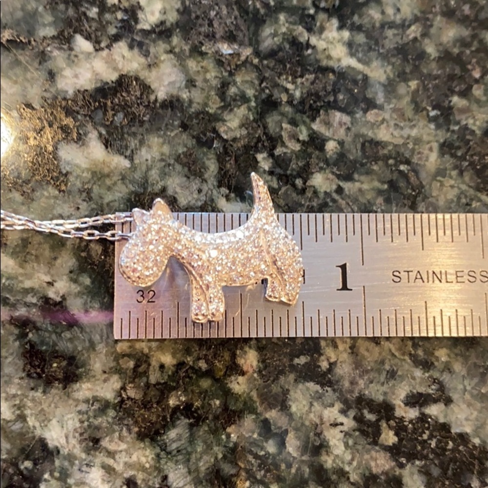 Sterling silver Dog Necklace 16β to 18β chain - Picture 6 of 6